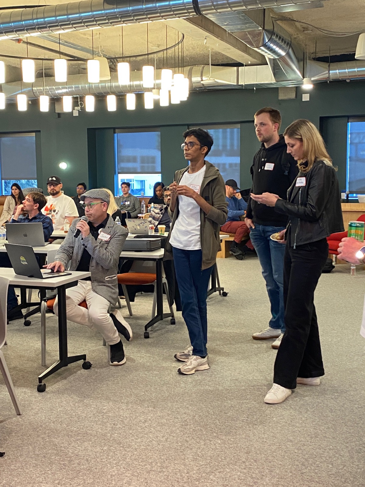 Team presenting at NEBULA:FOG 2025